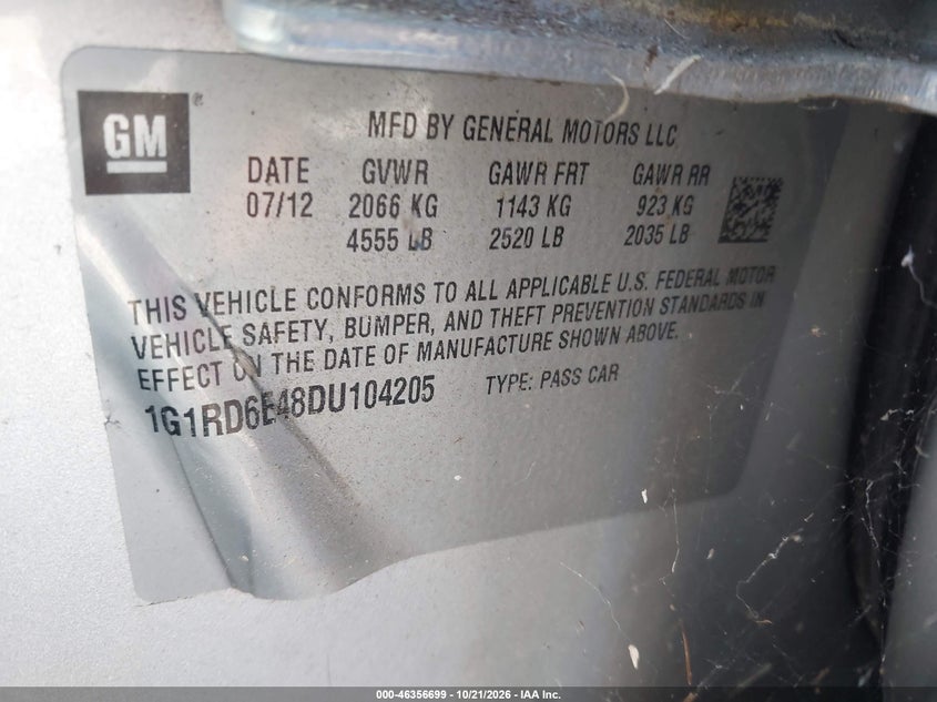 2013 CHEVROLET VOLT · Фото 9