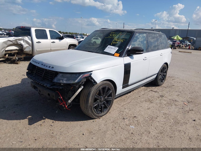 2020 Land Rover Range Rover P525 Hse, Front End, IAAI, VIN SALGS2SE3LA568229 — photo 2