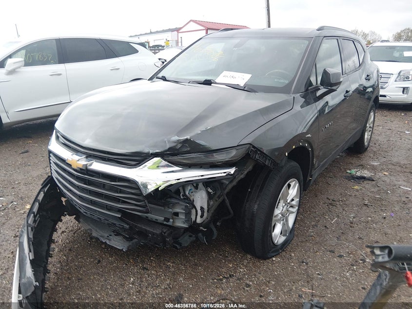 Vin: 3gnkbbra8ls553476, lot: 46857065, chevrolet blazer fwd 1lt 20202