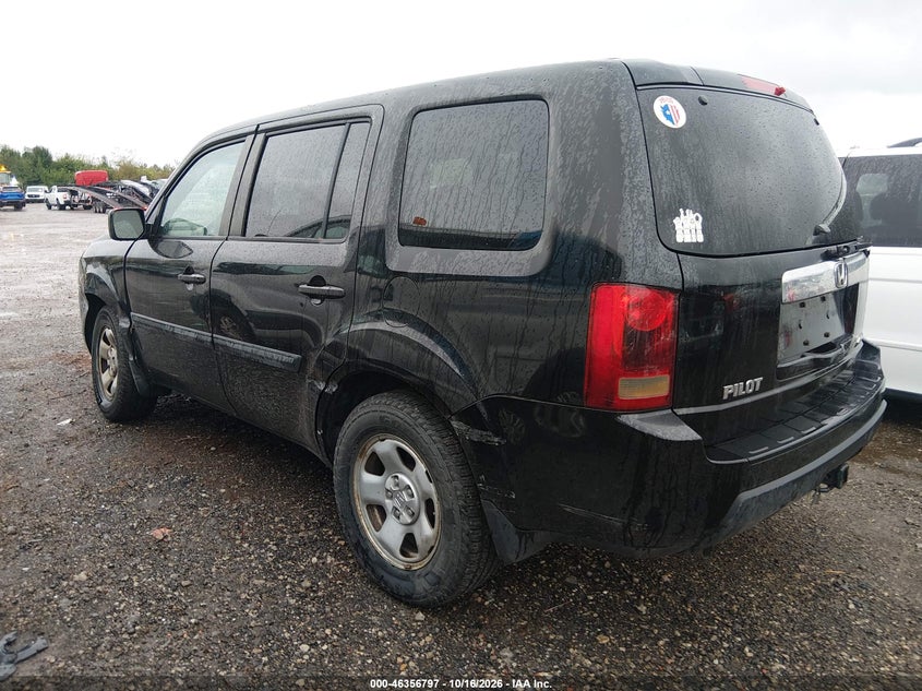Vin: 5fnyf4h28bb046033, lot: 46857076, honda pilot lx 20113