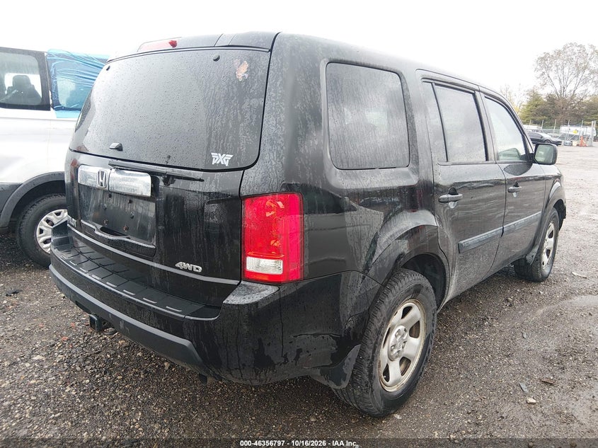 Vin: 5fnyf4h28bb046033, lot: 46857076, honda pilot lx 20114