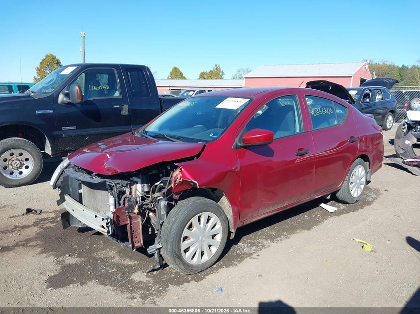 Vin: 3n1cn7ap8hl824882, lot: 46857085, nissan versa 1.6 s+ 20172