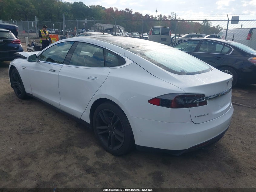 Vin: 5yjsa1e20ff116203, lot: 46857164, tesla model s 70d/85d/p85d 20153