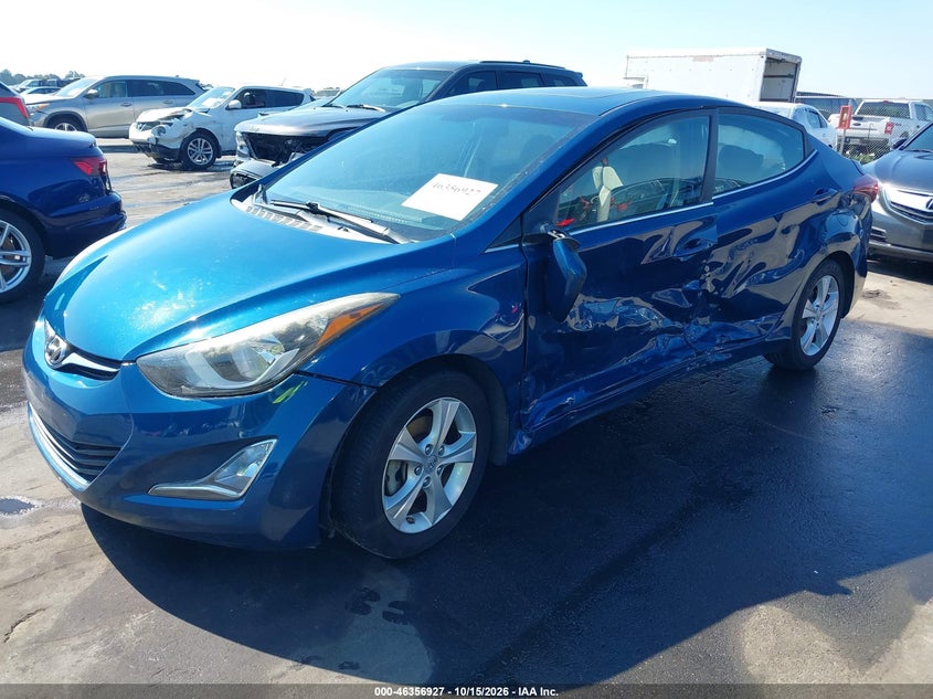 2016 Hyundai Elantra Value Edition, Left Side, IAAI, VIN KMHDH4AE5GU491711 — photo 2