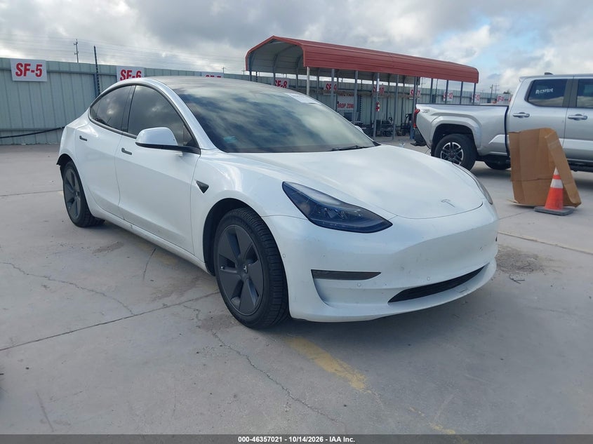 Vin: 5yj3e1ea4nf320775, lot: 46857300, tesla model 3 rear-wheel drive 2022 img_1
