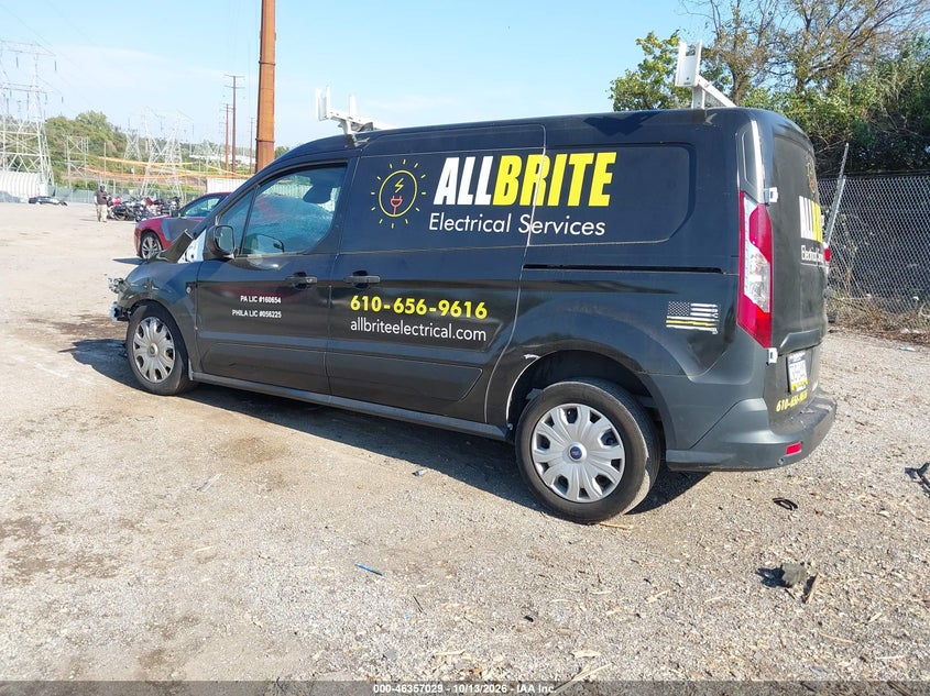 Vin: nm0ls7e23m1496368, lot: 46857308, ford transit connect xl 20213