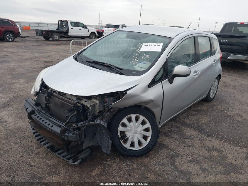2014 Nissan Versa Note Sv, Удар спереди, IAAI, VIN 3N1CE2CPXEL395630 — фото 2