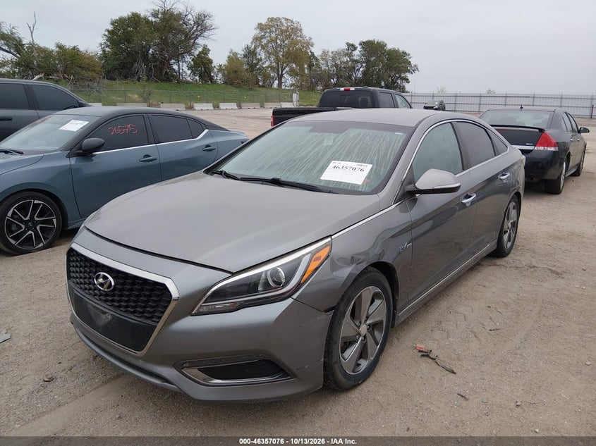 2017 Hyundai Sonata Hybrid Limited, Обычный износ, IAAI, VIN KMHE34L38HA072558 — фото 2