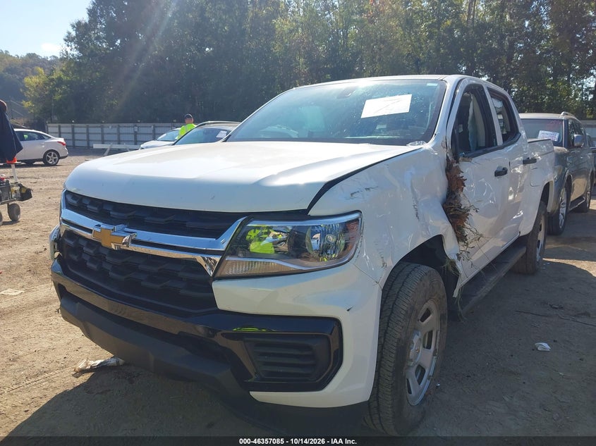 Vin: 1gcgsbea6n1299730, lot: 46857364, chevrolet colorado 2wd  short box wt 20222