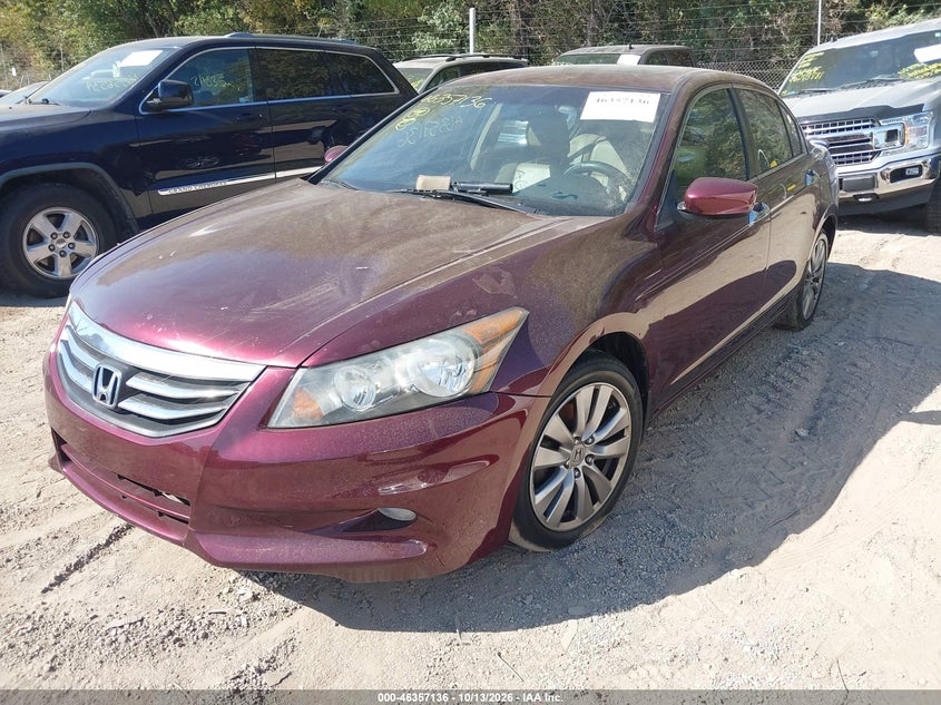 2012 Honda Accord 3.5 Ex-L, Normal Wear & Tear, IAAI, VIN 1HGCP3F86CA041028 — photo 2