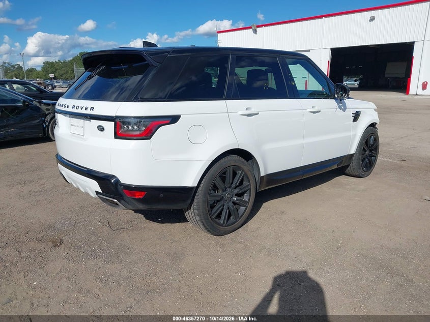 Vin: salwr2su8la743461, lot: 46857549, land rover range rover sport hse mhev 20204