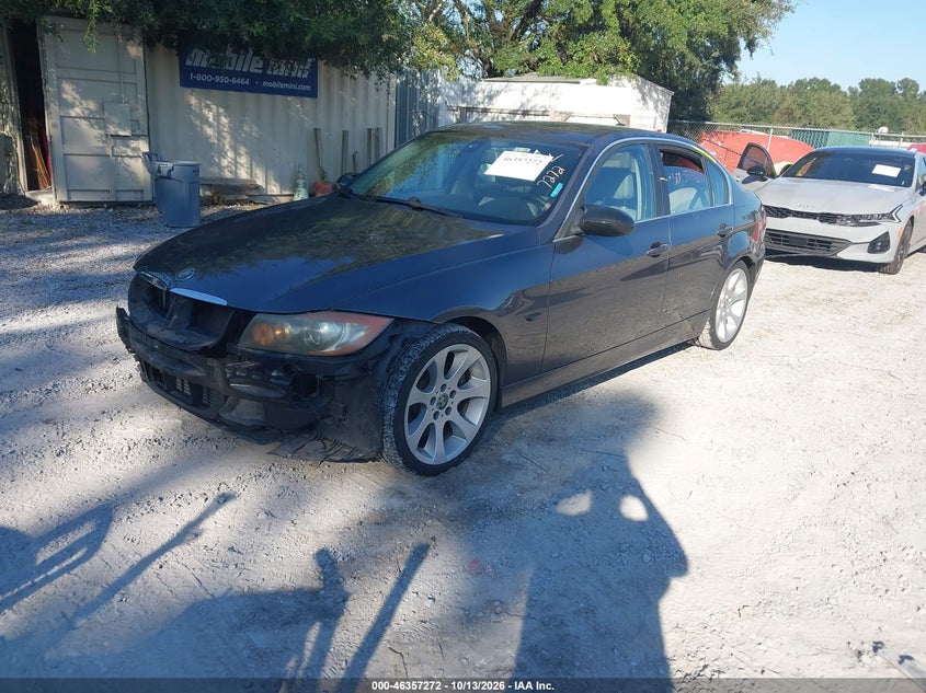 2008 BMW 335I, Front & Rear, IAAI, VIN WBAVB77598NH80671 — photo 2