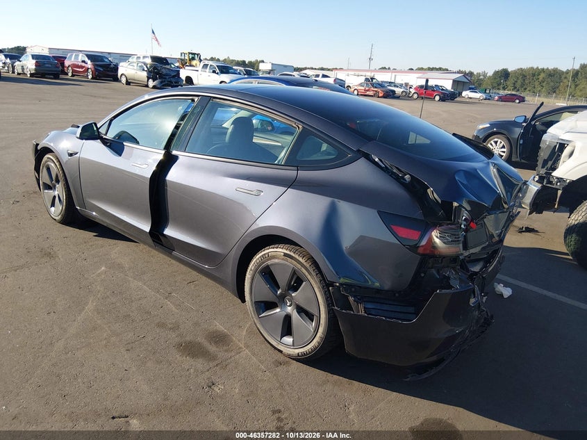 Vin: 5yj3e1eb4pf392863, lot: 46857561, tesla model 3 long range dual motor all-wheel drive 20233
