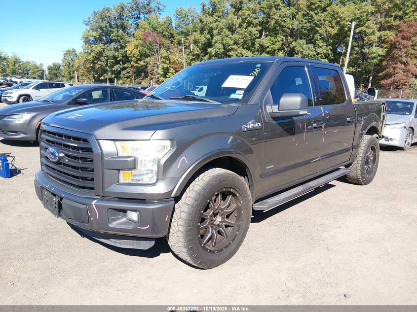 Vin: 1ftew1cp4gkf97364, lot: 46857572, ford f-150 xlt 20162