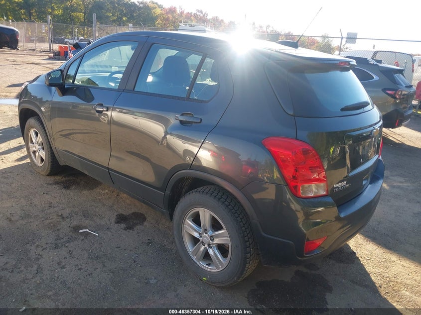 Vin: 3gncjnsb8kl405025, lot: 46857583, chevrolet trax ls 20193
