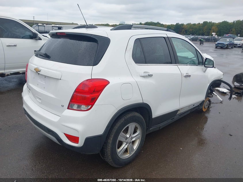Vin: 3gncjpsb8jl289299, lot: 46857637, chevrolet trax lt 20184