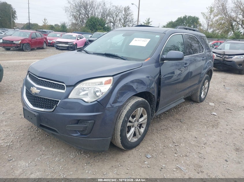 2013 Chevrolet Equinox 1Lt, Front & Rear, IAAI, VIN 2GNALDEK3D6381702 — photo 2
