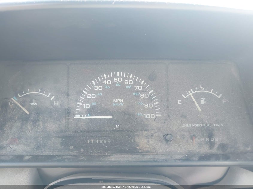 DODGE CARAVAN 1995 VIN 2B4GH2536SR195520