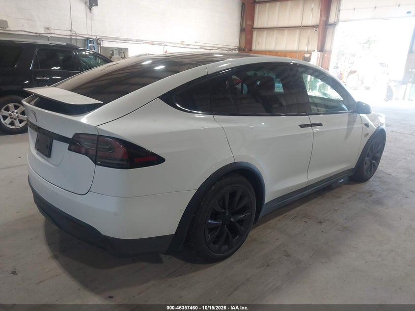 Vin: 7saxcbe56nf335913, lot: 46857739, tesla model x dual motor all-wheel drive 20224