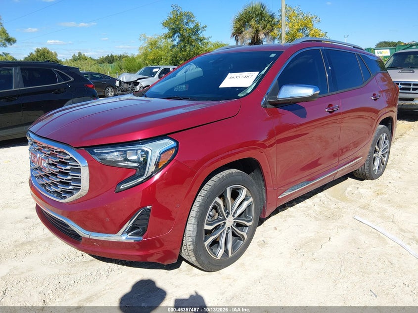 Vin: 3gkalsex1jl291856, lot: 46857766, gmc terrain denali 20182