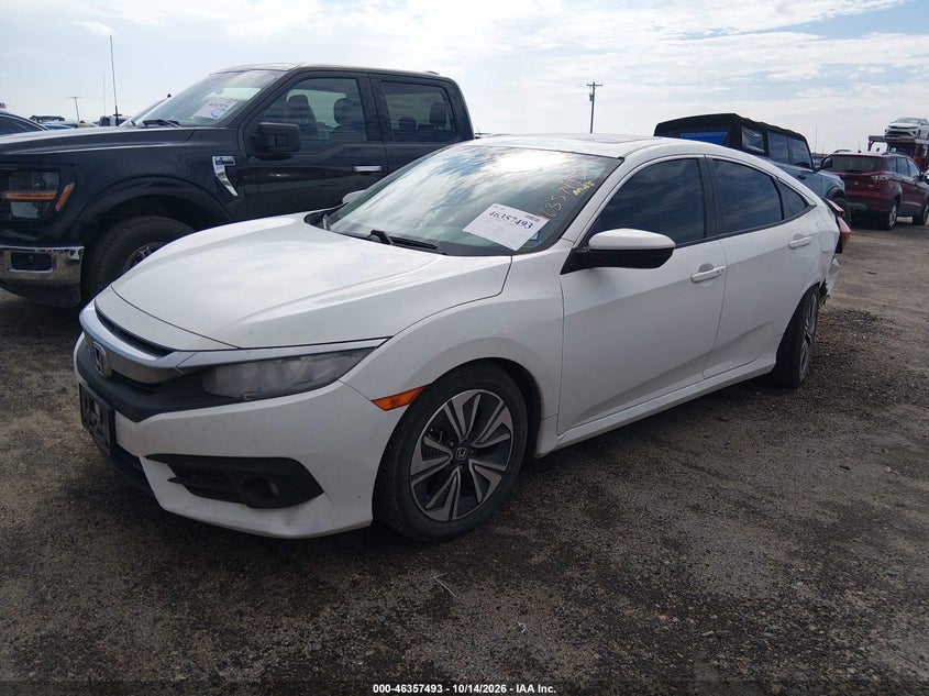 Vin: 2hgfc1f76hh633459, lot: 46857772, honda civic ex-l 20172