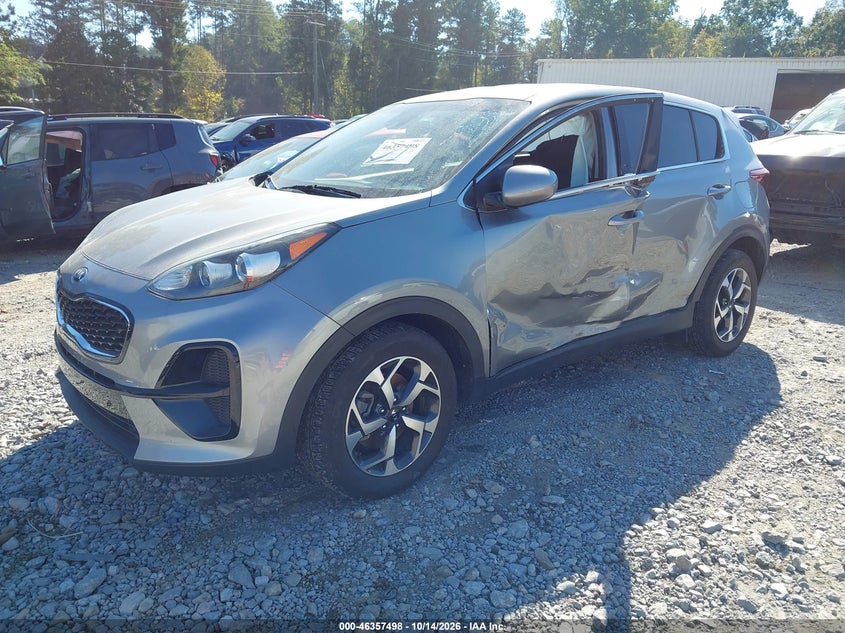 Vin: kndpm3ac1l7825750, lot: 46857777, kia sportage lx 20202