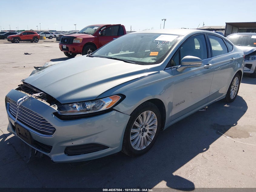 2014 Ford Fusion Hybrid Se, Правый бок, IAAI, VIN 3FA6P0LU0ER275532 — фото 2