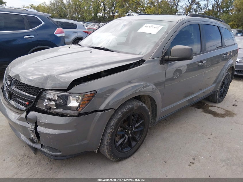 2020 Dodge Journey Se Value, Front End, IAAI, VIN 3C4PDCAB3LT262655 — photo 2