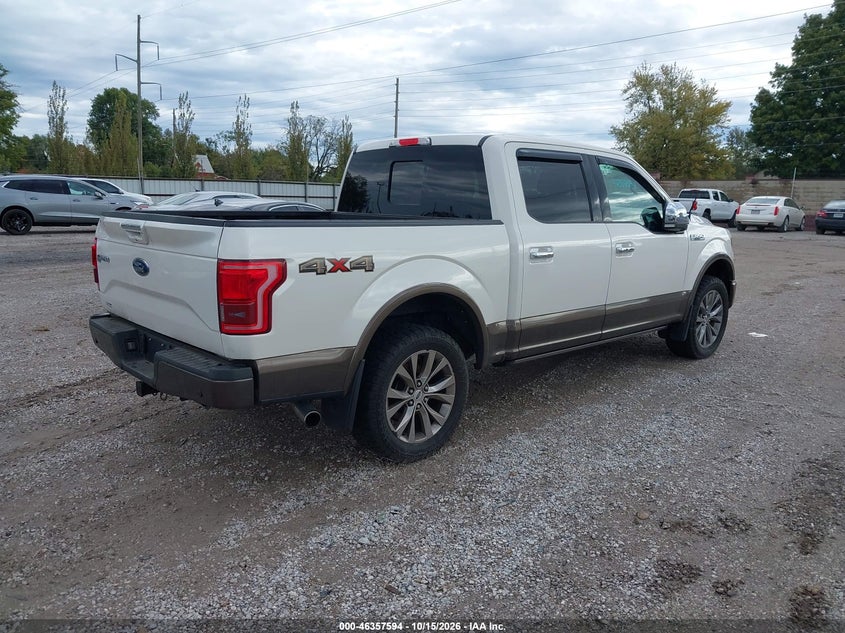 Vin: 1ftew1egxgfc83921, lot: 46857873, ford f-150 lariat 20164