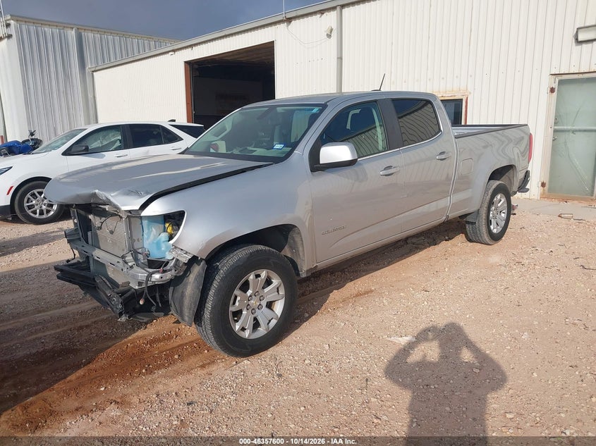 Vin: 1gcgscen6j1259859, lot: 46857879, chevrolet colorado lt 20182