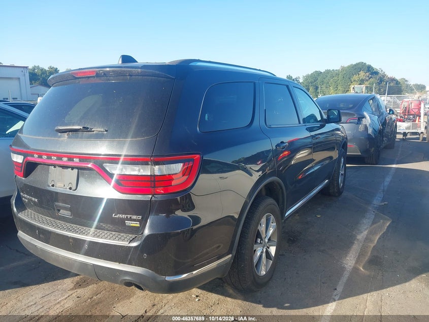 Vin: 1c4rdjdg0ec970851, lot: 46857968, dodge durango limited 20144