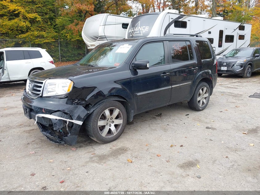 Vin: 5fnyf4h90eb023203, lot: 46858018, honda pilot touring 20142