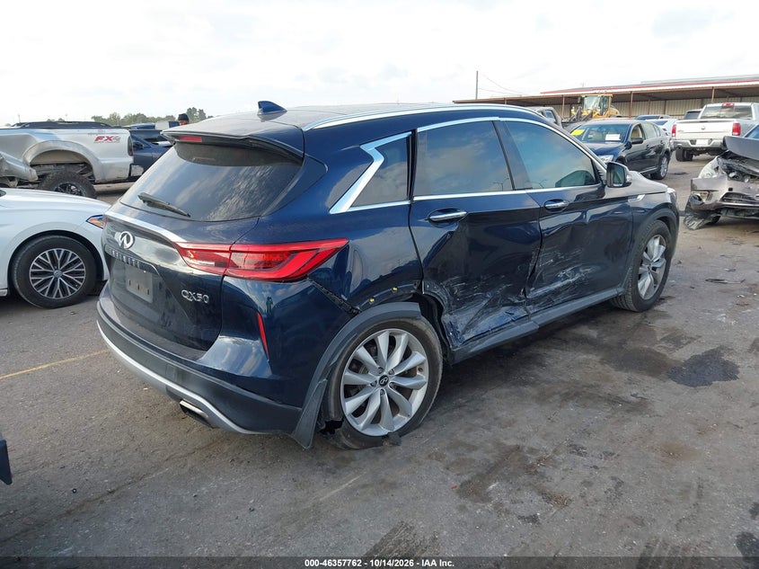 Vin: 3pcaj5m11kf105958, lot: 46858041, infiniti qx50 luxe 20194