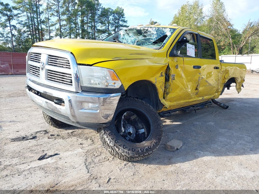 Vin: 3d7ut2cl8ag189090, lot: 46858073, dodge ram 2500 slt 20102