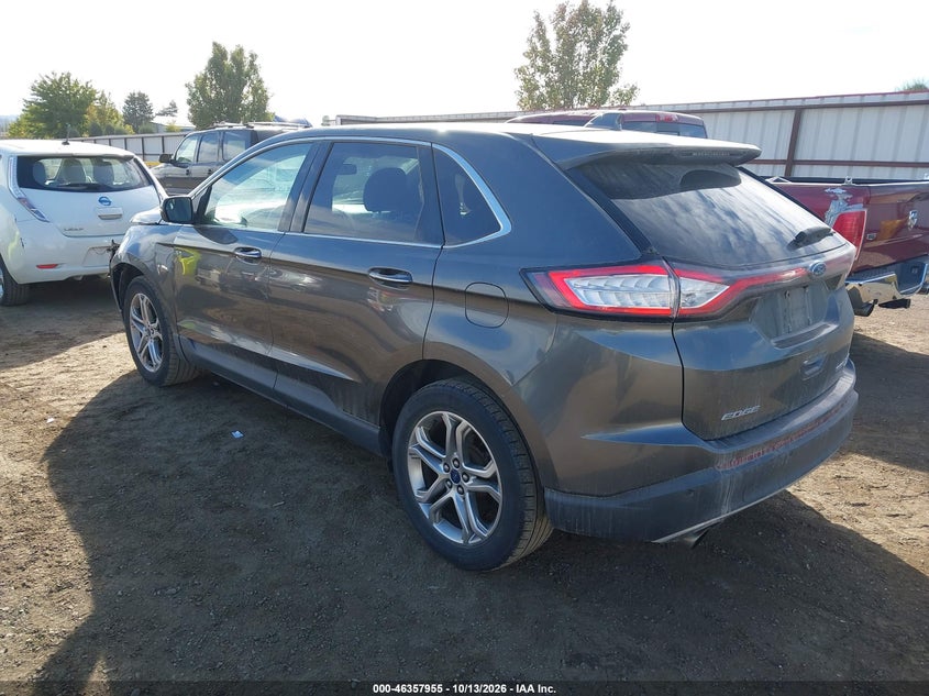Vin: 2fmpk4k94gbb83306, lot: 46858234, ford edge titanium 20163
