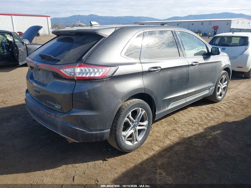 Vin: 2fmpk4k94gbb83306, lot: 46858234, ford edge titanium 20164