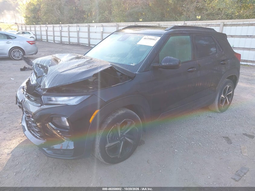 2022 Chevrolet Trailblazer Fwd Rs, Unknown, IAAI, VIN KL79MTSL6NB061169 — photo 2