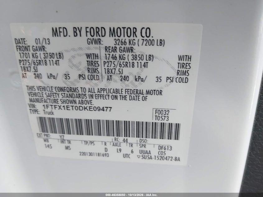 2013 FORD F-150 XLT · Фото 9