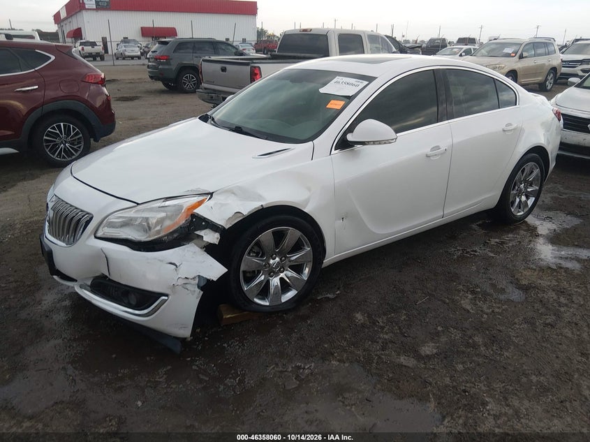 2016 Buick Regal Turbo, Левый бок, IAAI, VIN 2G4GK5EX9G9209065 — фото 2