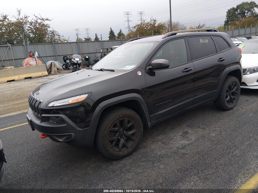 Vin: 1c4pjmbs6ew276477, lot: 46858343, jeep cherokee trailhawk 20142