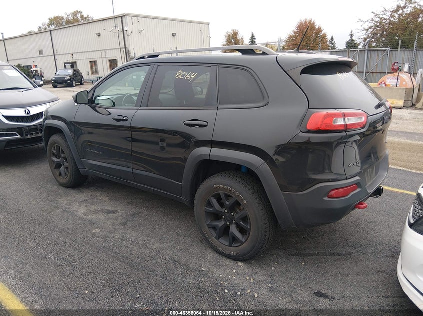 Vin: 1c4pjmbs6ew276477, lot: 46858343, jeep cherokee trailhawk 20143