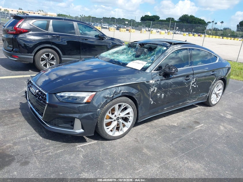 Vin: wauabcf56pa056318, lot: 46858358, audi a5 sportback premium 40 tfsi quattro s tronic 20232