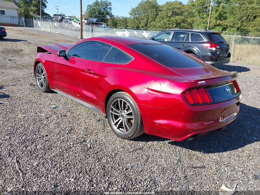 Vin: 1fa6p8th5h5289323, lot: 46858366, ford mustang ecoboost 20173