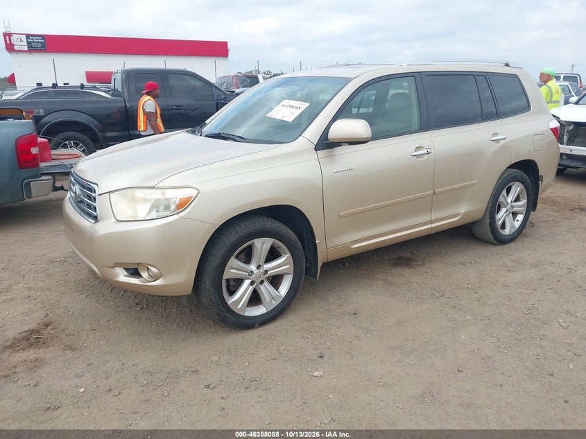 2008 Toyota Highlander Limited, Right Side, IAAI, VIN JTEDS42A482055815 — photo 2
