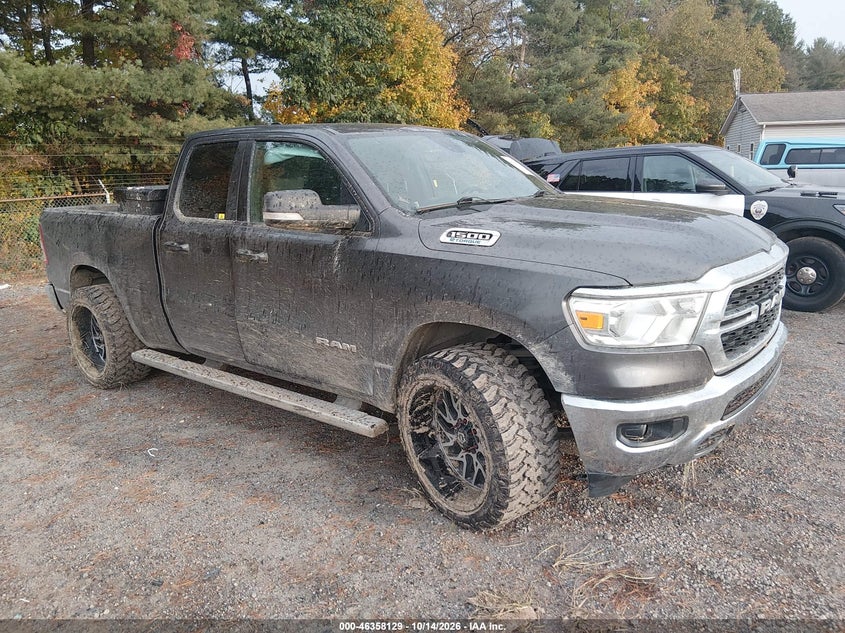 Vin: 1c6rrfbgxnn188148, lot: 46858408, ram 1500 big horn  4x4 6'4 box 20221