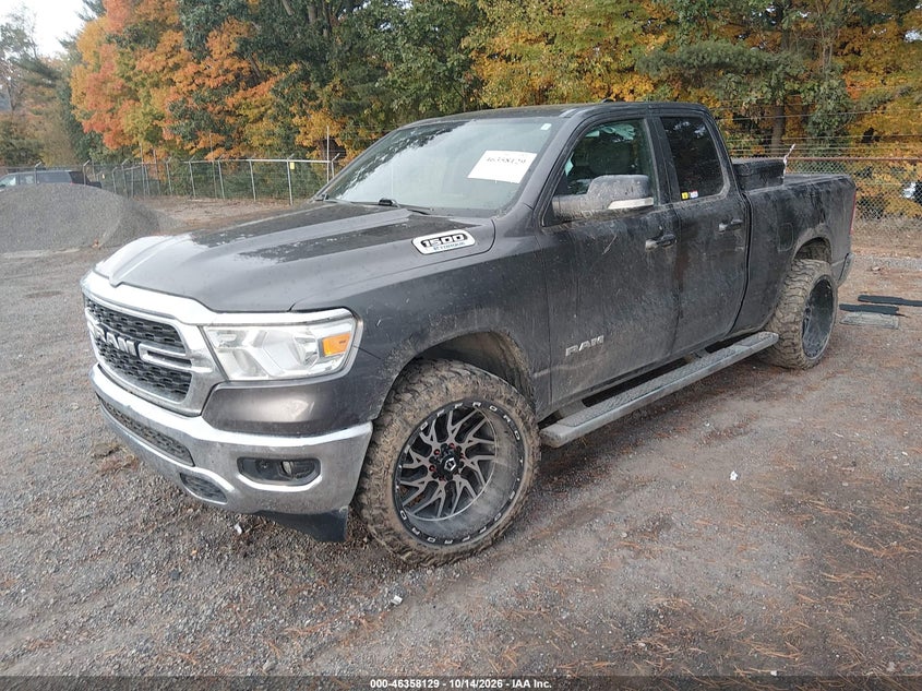 Vin: 1c6rrfbgxnn188148, lot: 46858408, ram 1500 big horn  4x4 6'4 box 20222