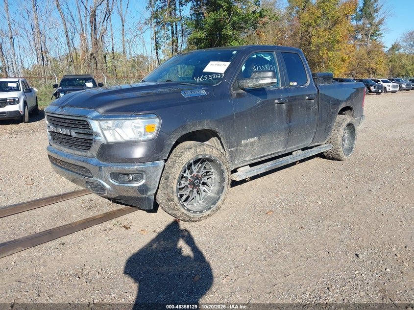 Vin: 1c6rrfbgxnn188148, lot: 46858408, ram 1500 big horn  4x4 6'4 box 20222