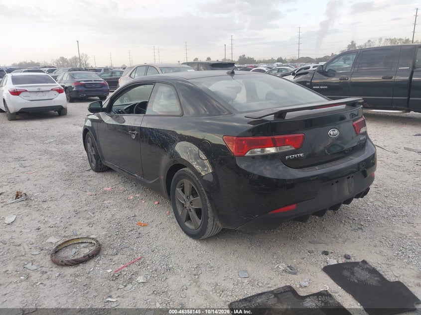 Vin: knafu6a27c5527295, lot: 46858424, kia forte koup ex 20123