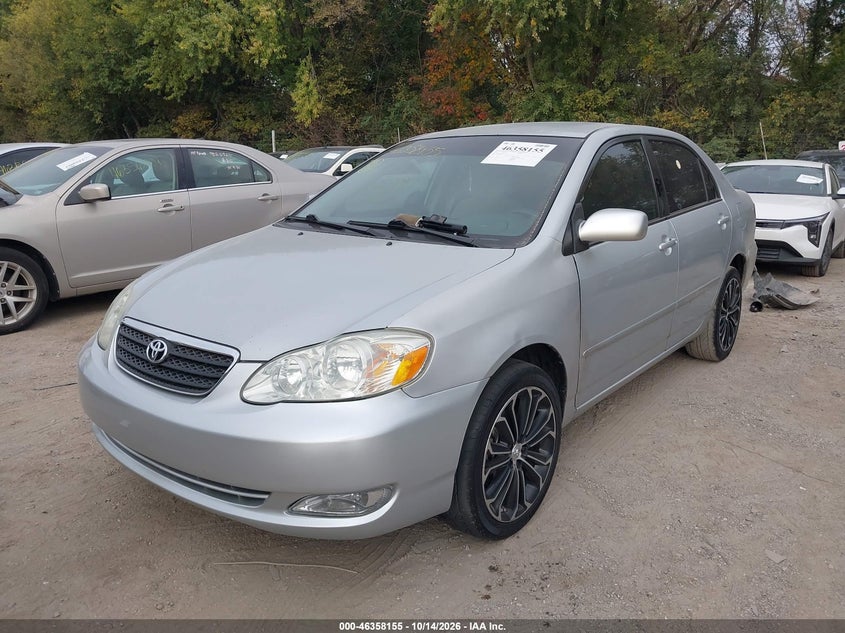 2008 Toyota Corolla Le, Rear, IAAI, VIN 1NXBR32E68Z951215 — photo 2