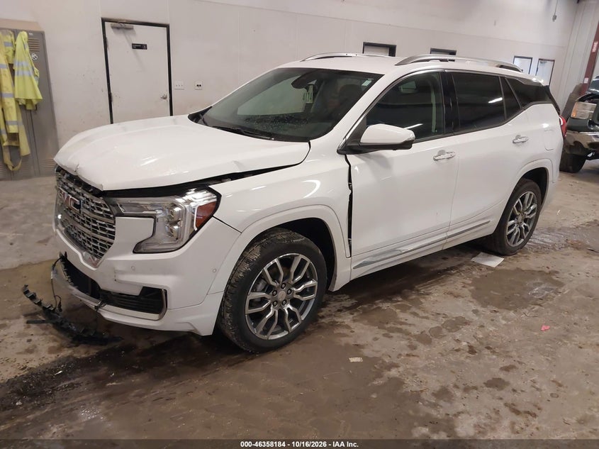 2024 GMC Terrain Awd Denali, Front & Rear, IAAI, VIN 3GKALXEGXRL386084 — photo 2